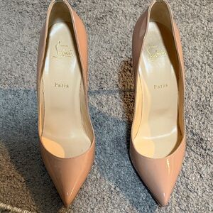 Christian Louboutin Blush Patent Leather Heels